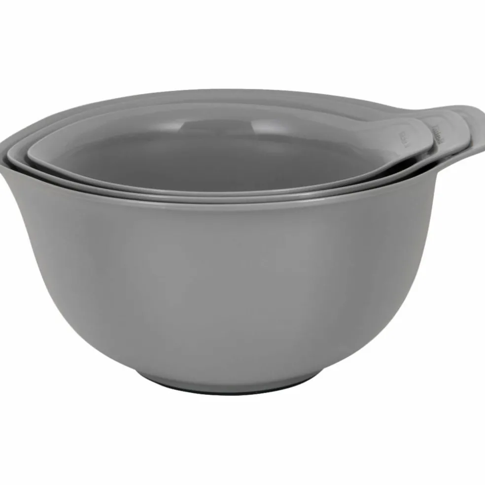 Skålsett 3 stk, charcoal grey