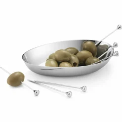 Sky Mat/Cocktail Pinner Rustfritt Stål 6 Stk
