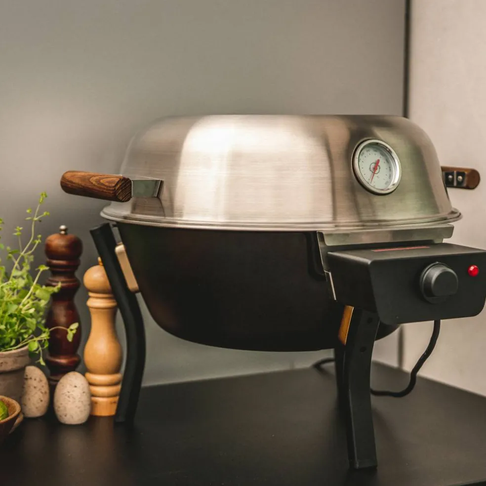 48SL elektrisk grill, svart