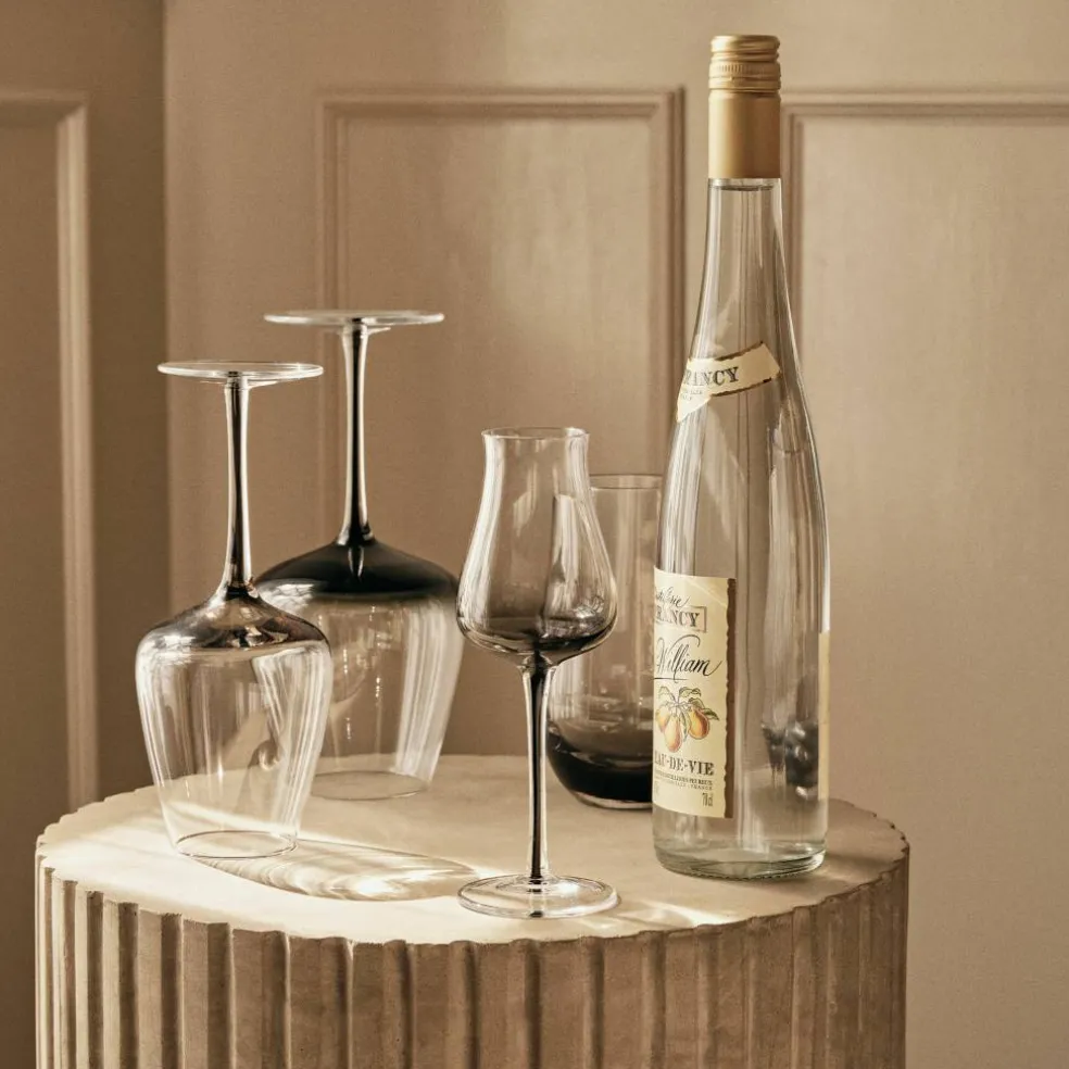 Smoke Spritglass 15 cl, grå