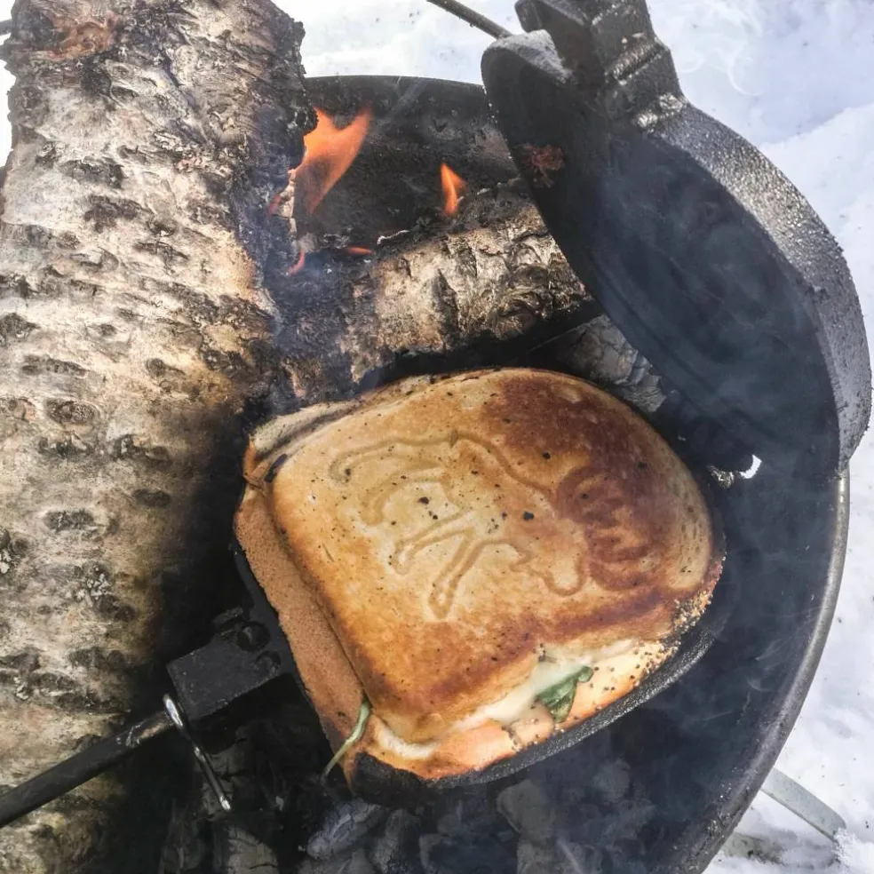 Smørbrødjern, elgmønster