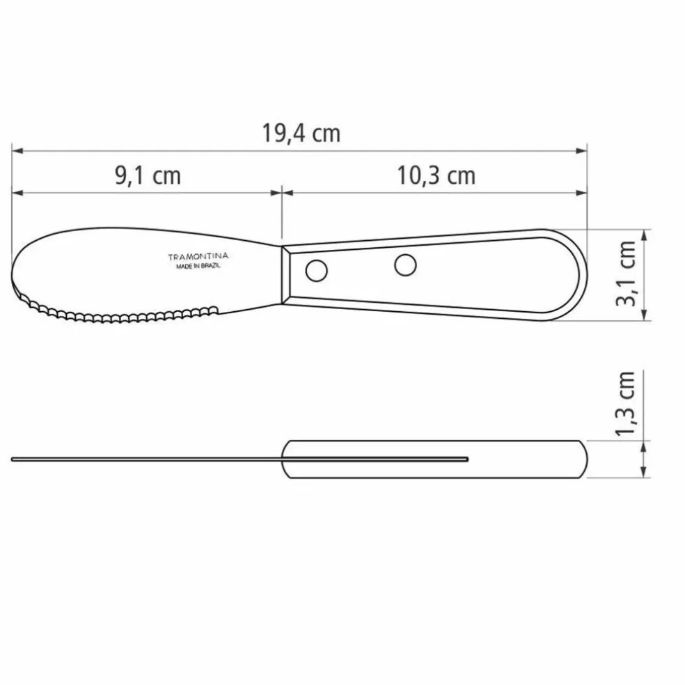 Smørkniv 19,5 cm