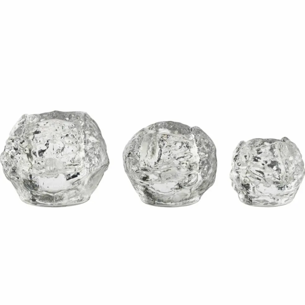 Snøball lyslykt 3 st, klar