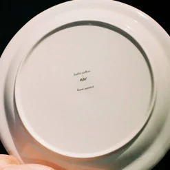 Sobremesa tallerken 24,5 cm, 2-pakning, grønn/sand