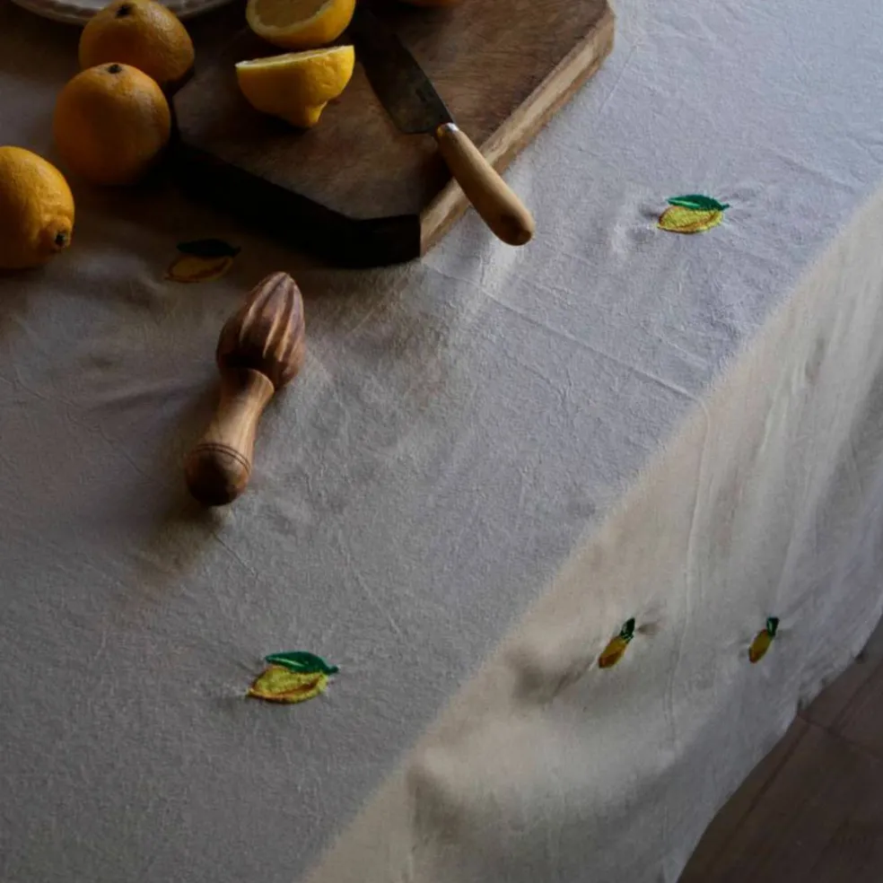 Soda Lemon duk 180×145 cm, beige