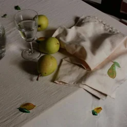 Soda Lemon duk 180×145 cm, beige