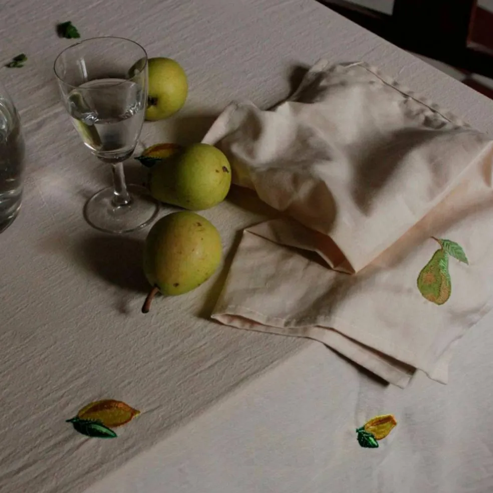 Soda Lemon duk 180×145 cm, beige