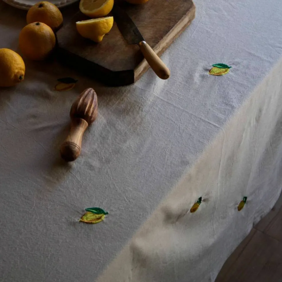 Soda Lemon duk 250×145 cm, beige