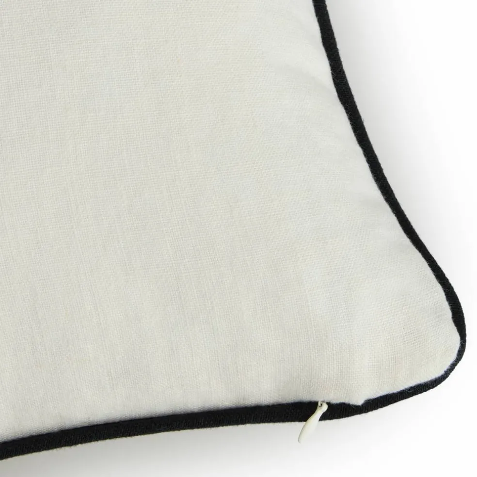 Soft pute 40 x 60 cm, offwhite/svart