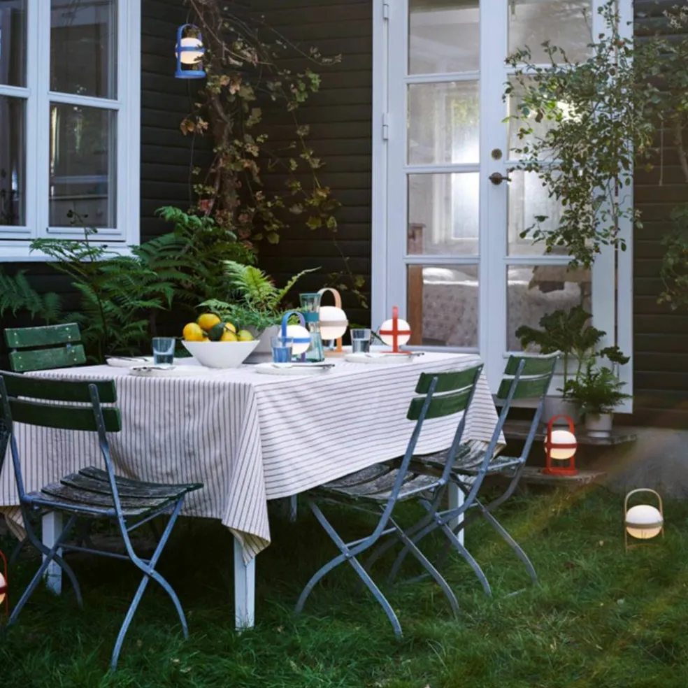 Soft Spot Solar Circular lampe 25 cm, sky blue