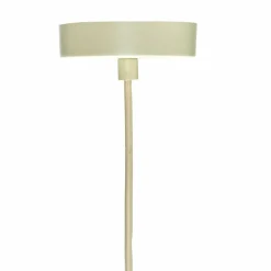 Solid taklampe 44 cm, sand/hvit