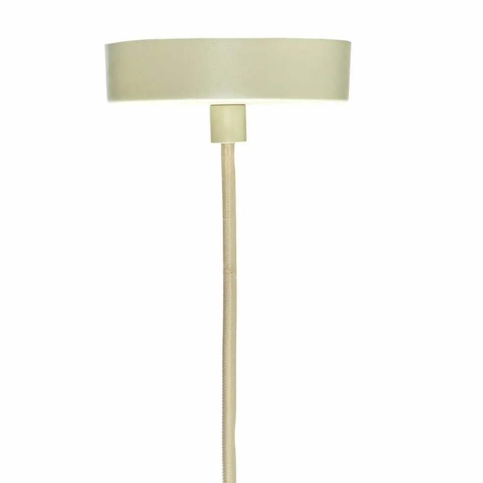 Solid taklampe 44 cm, sand/hvit