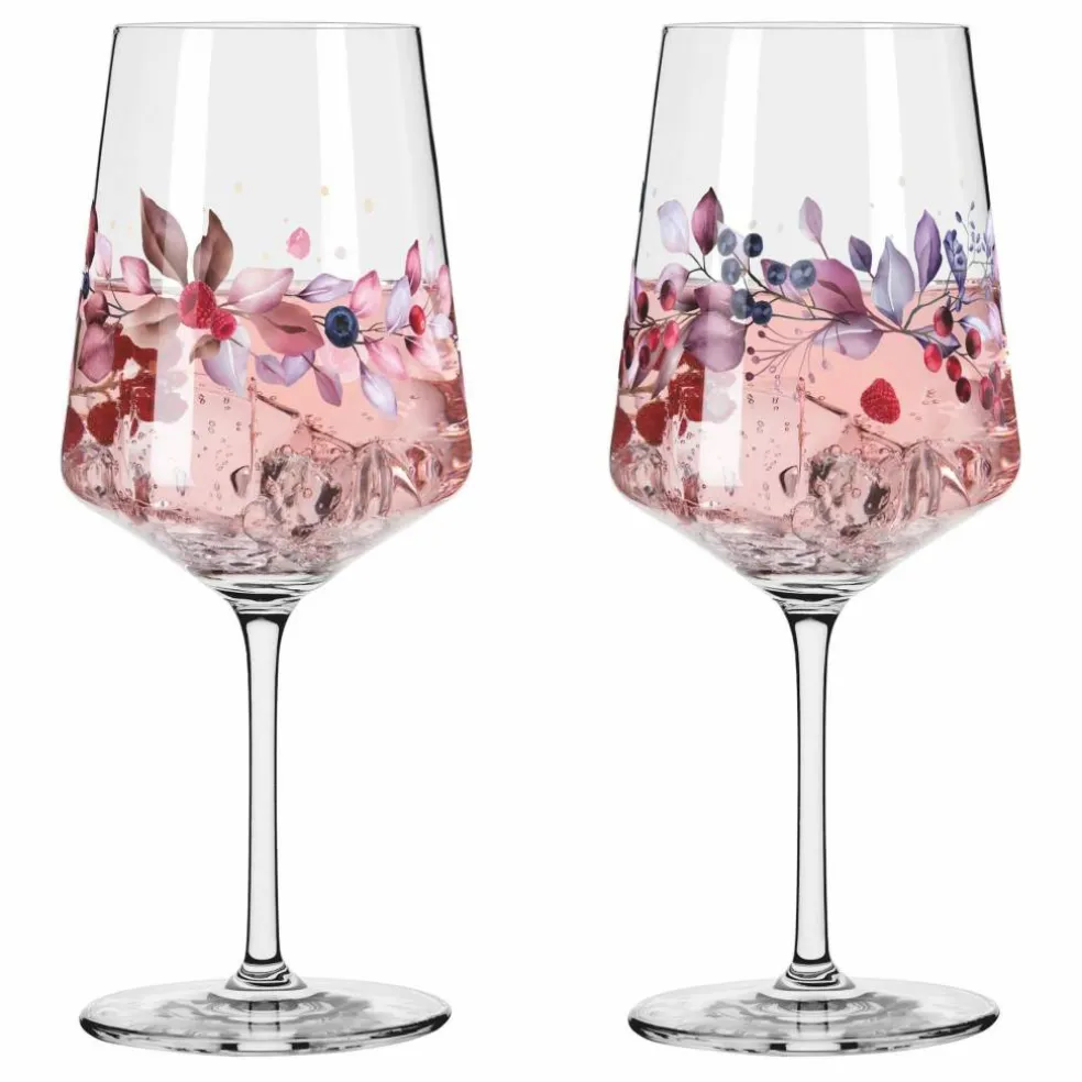 Sommersonett No. 5 vinglass, 2 stk