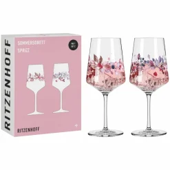 Sommersonett No. 17&18 vinglass, 2 stk