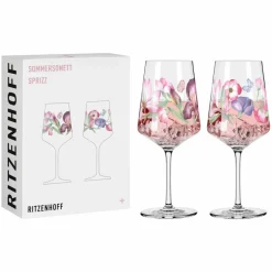 Sommersonett No. 17&18 vinglass, 2 stk