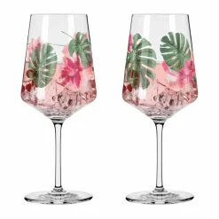 Sommersonett No. 17&18 vinglass, 2 stk