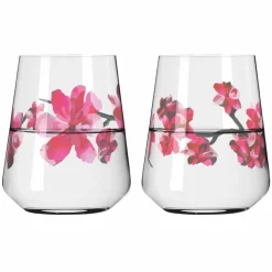 Sommersonett Nr. 3 & 4 vattenglass, 2-pakning