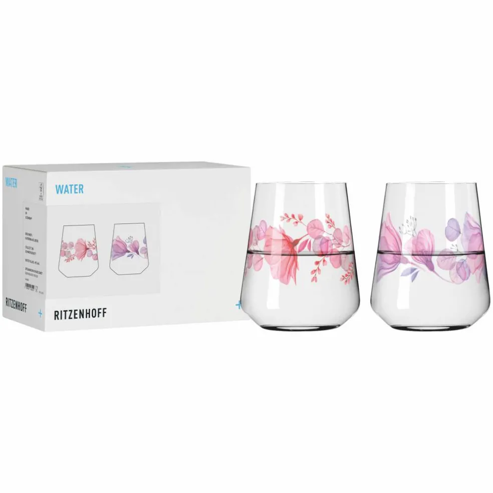 Sommersonett vannglass 51 cl, 2 stk.