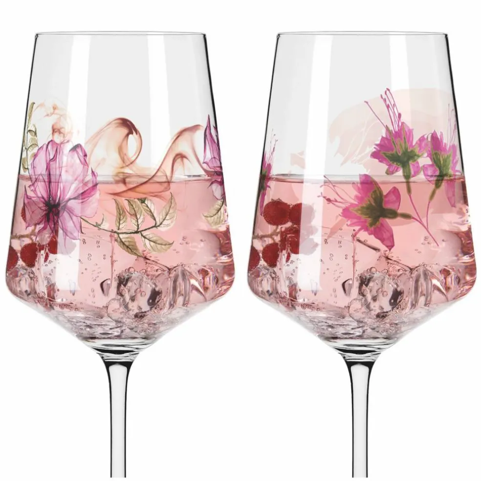 Sommersonett vinglass, 2 stk, #3&4