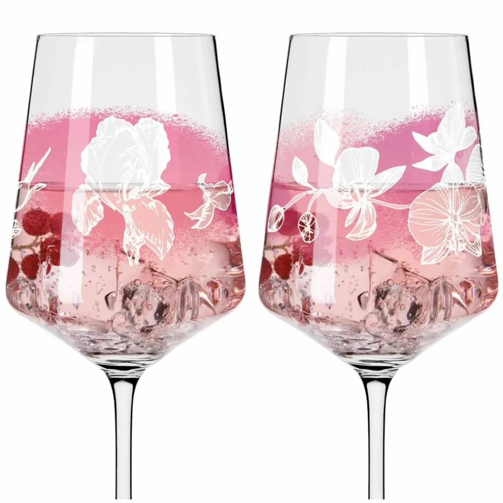 Sommersonett vinglass, 2 stk, #3&4