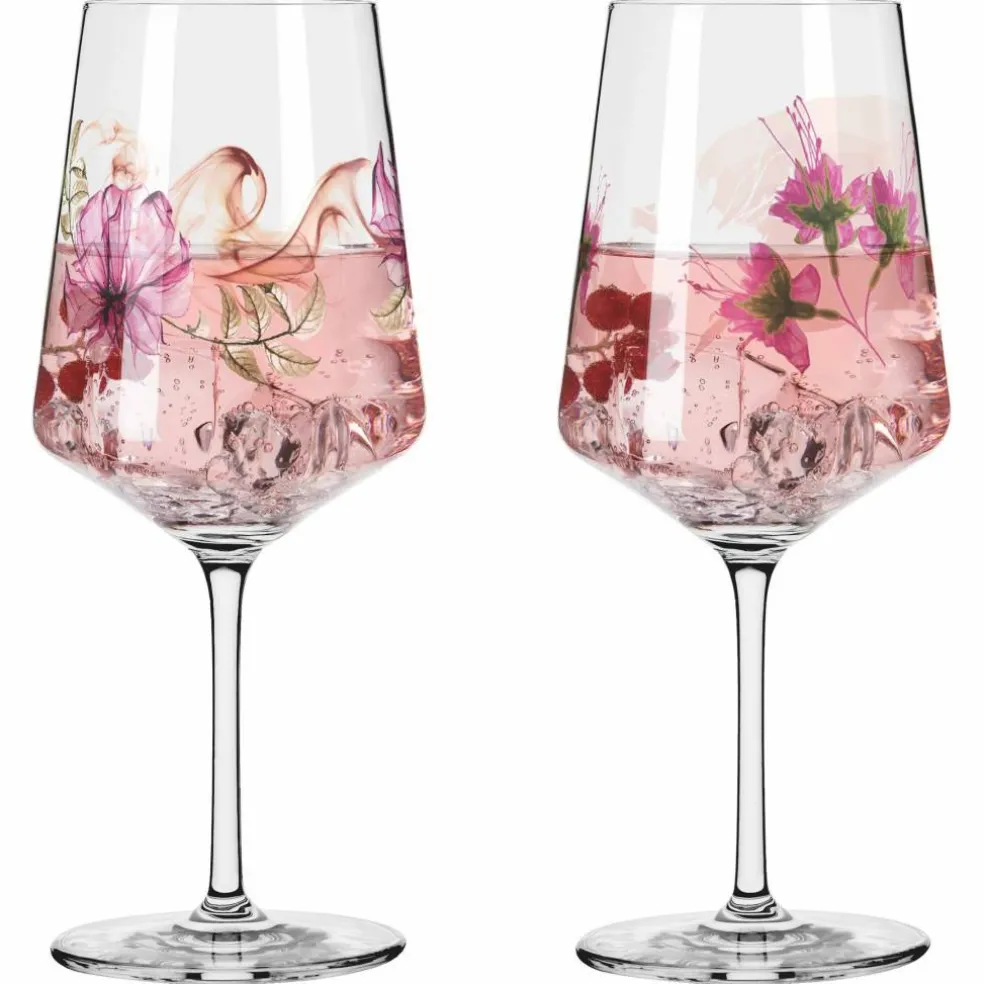 Sommersonett vinglass, 2 stk, #3&4