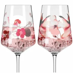 Sommersonett vinglass, 2 stk, #3&4
