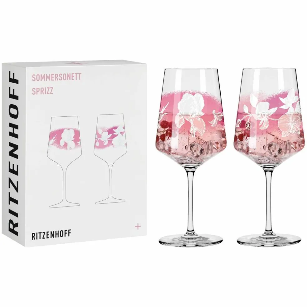 Sommersonett vinglass, 2 stk, #3&4
