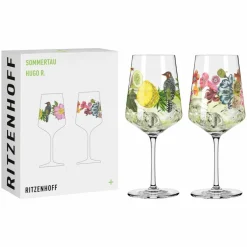 Sommertau Hugo vinglass, 2 stk