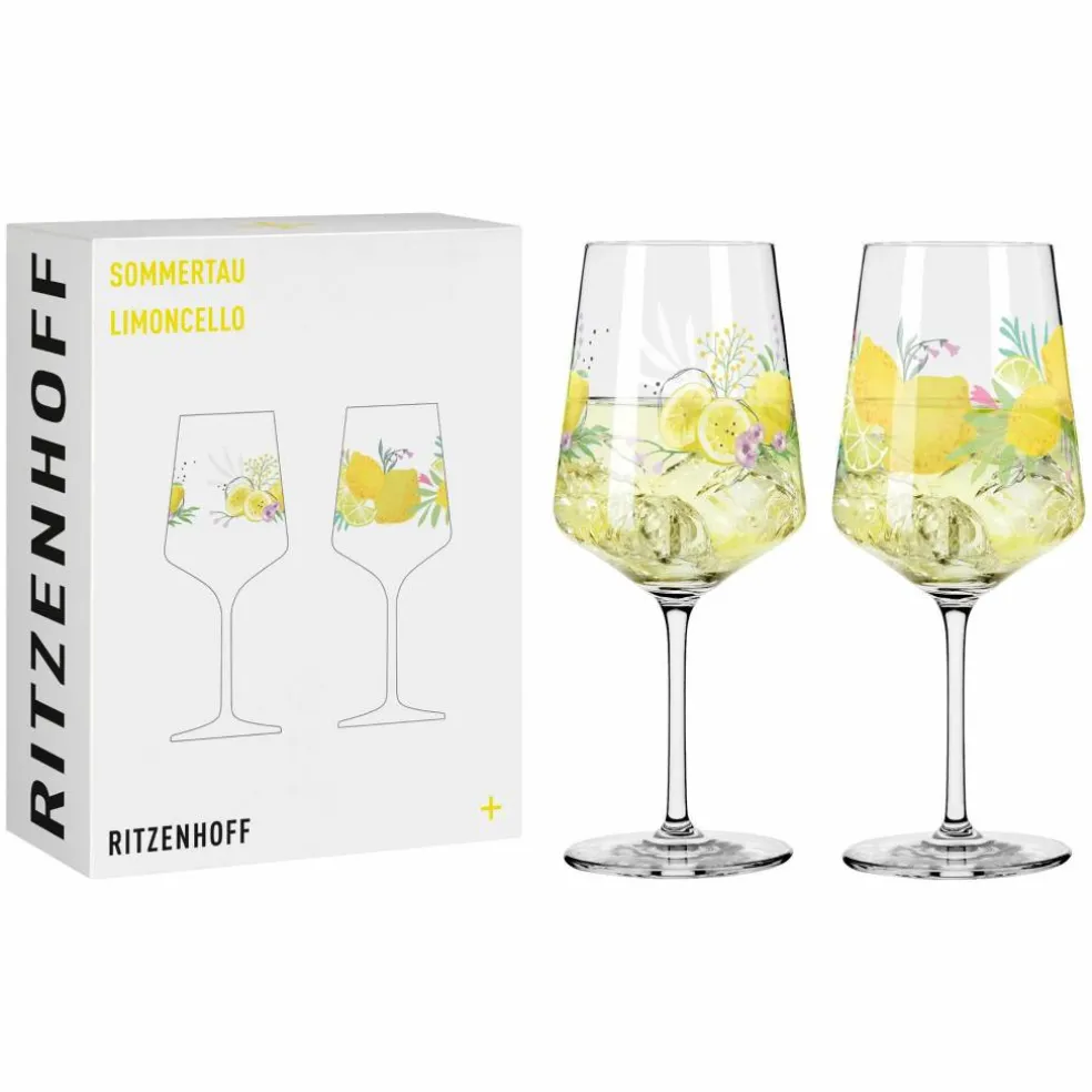 Sommertau Hugo vinglass, 2 stk