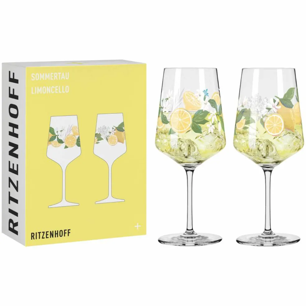 Sommertau Limoncello 2025 vinglass, 2-pakning