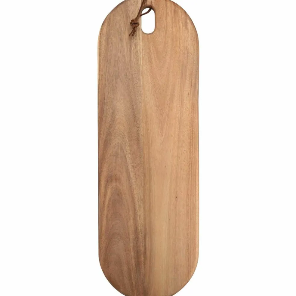 Sonja Skjærebrett oval Akaciatre L54 cm bredd 18 cm