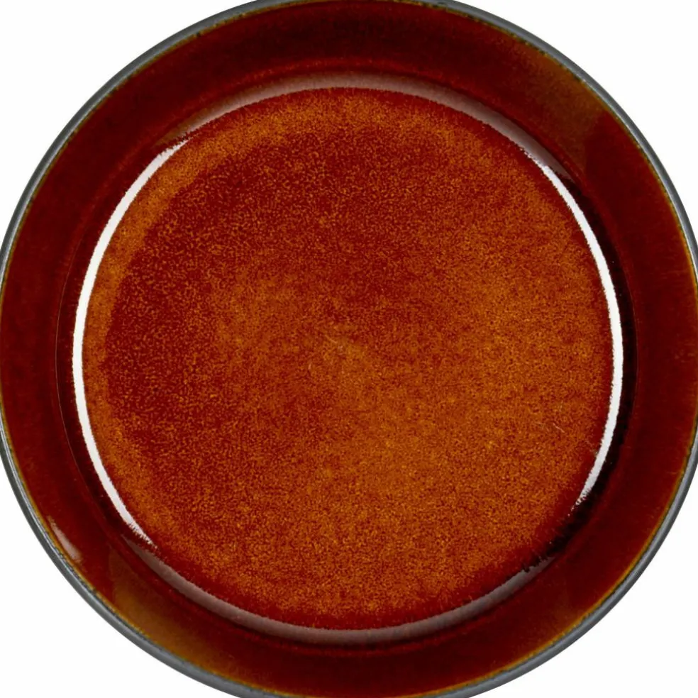 Soppskål 18 cm svart/amber