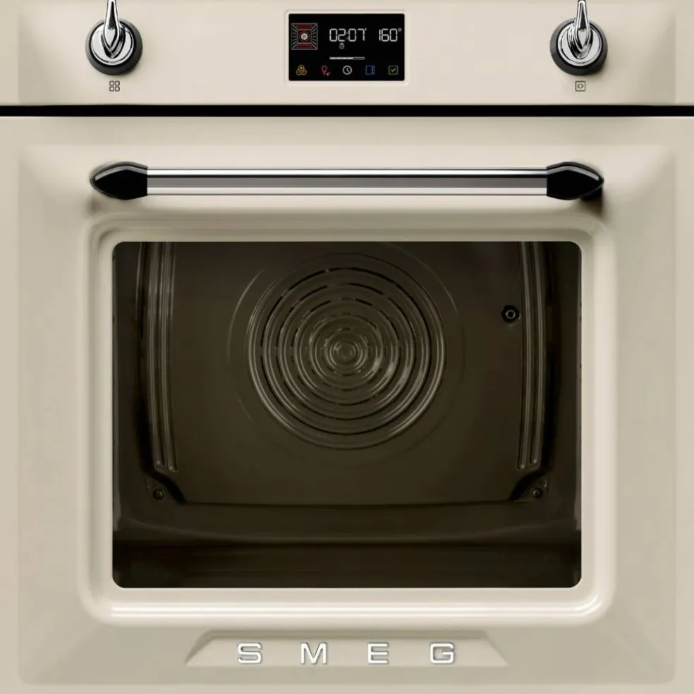 SOP6902S2P innbygget ovn, 68 liter, creme