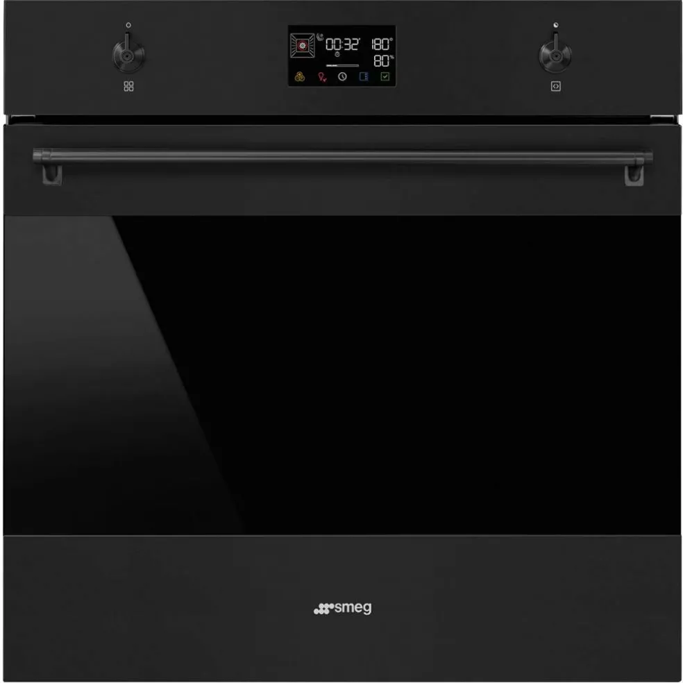 SOP6302S2PN Classic innbyggingsovn med pyrolyse og damp, matt svart