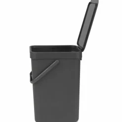 Sort & Go avfallsbøtte 6 liter, mørkegrå