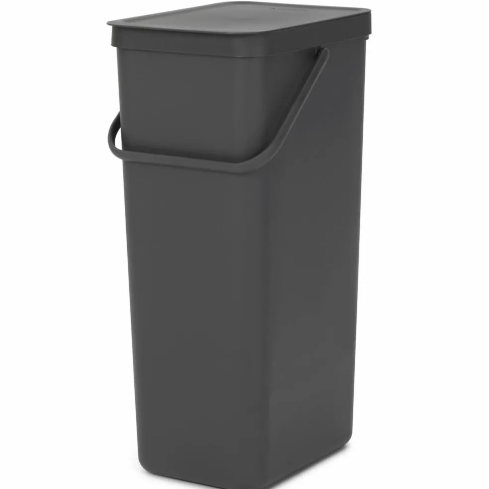 Sort & Go avfallsbøtte 6 liter, mørkegrå