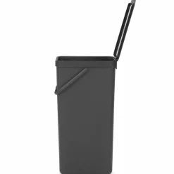 Sort & Go avfallsbøtte 6 liter, mørkegrå