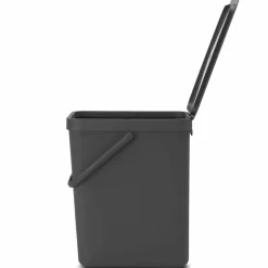 Sort & Go avfallsbøtte 25 liter, mørkegrå