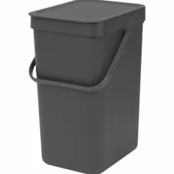 Sort & Go avfallsbøtte 25 liter, mørkegrå