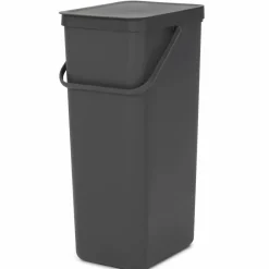 Sort & Go avfallsbøtte 25 liter, mørkegrå