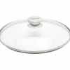 Specialties Lokk 28 cm Glass med Stålknopp