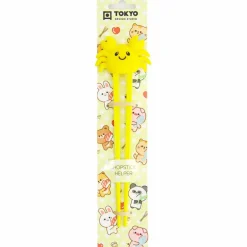 Spisepinner krabbe 22 cm, gul