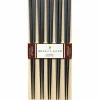 Spisepinner Plain Wood 5 Par, Black