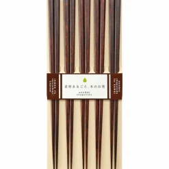 Spisepinner Plain Wood 5 Par, Black