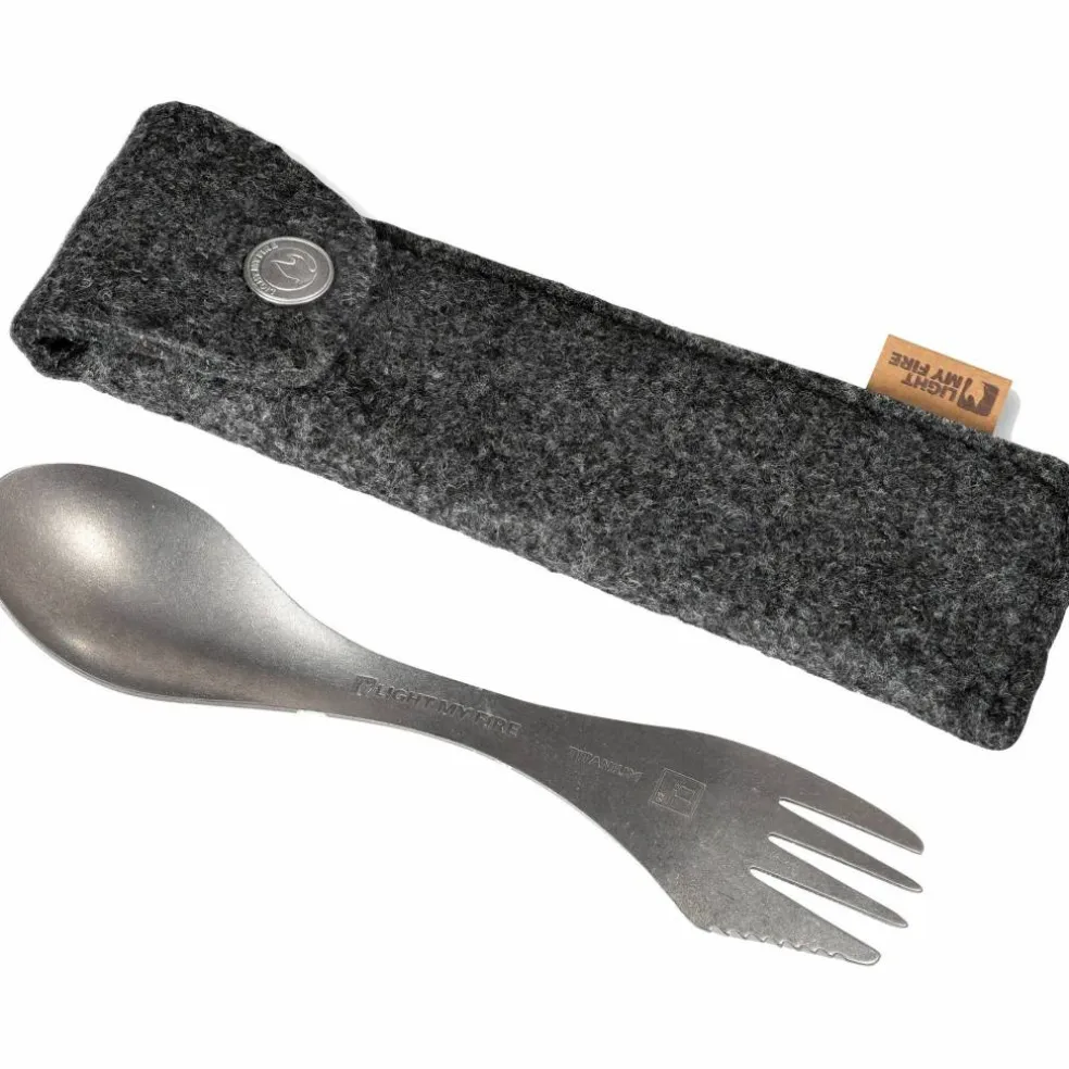 Spork Kit i titanium