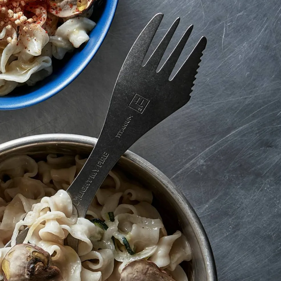 Spork Kit i titanium