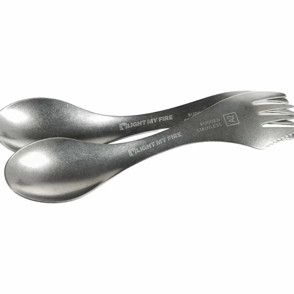 Spork 2-pakning, rustfritt stål