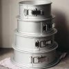 Springform aluminium 25 cm.