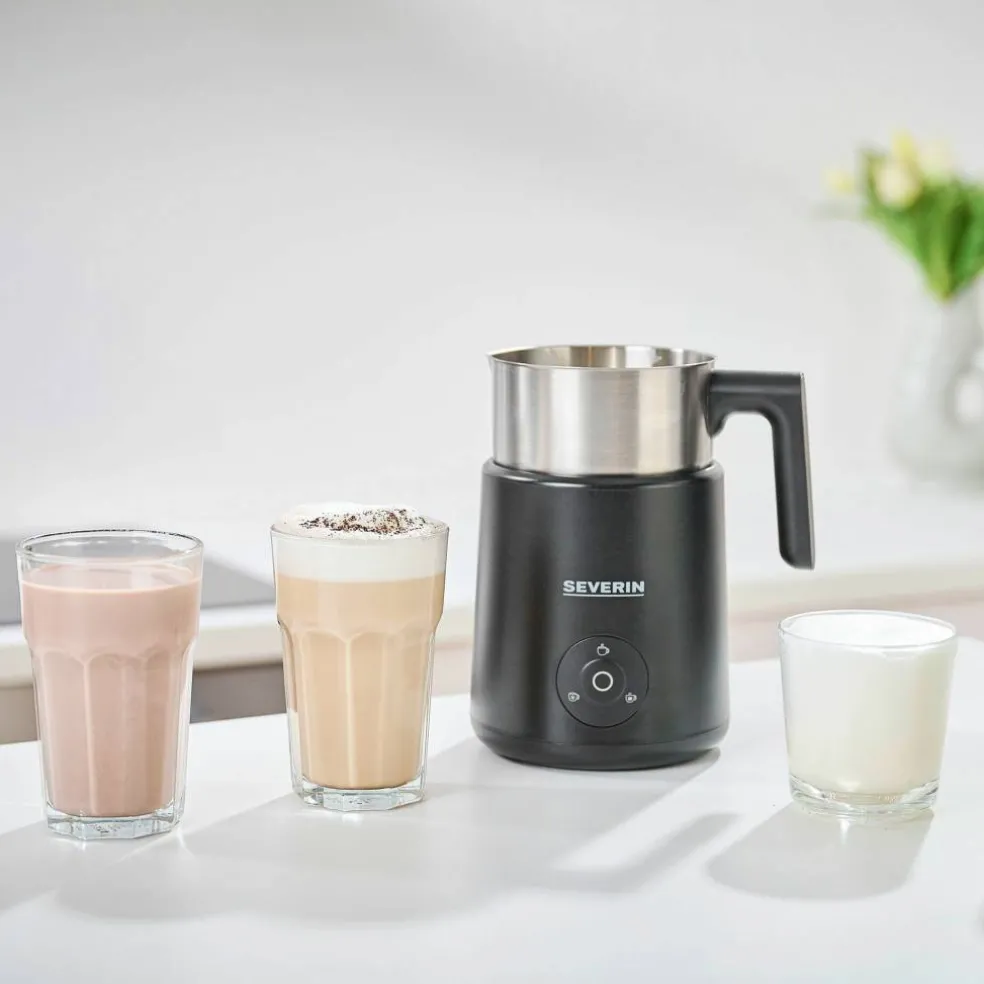 Spuma Lite melkeskummer 400 ml, svart