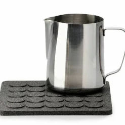 Square Dots gryteunderlag, svart kork